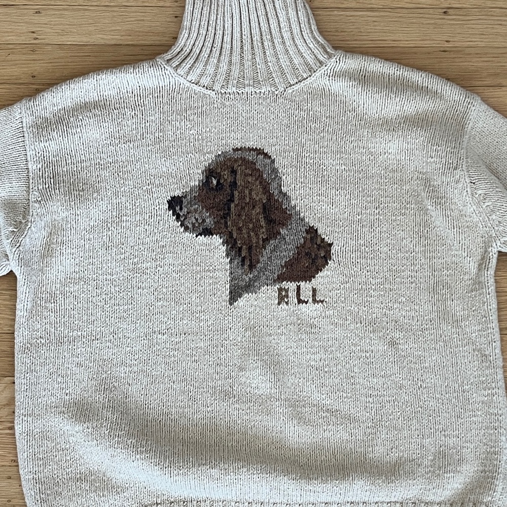 Ralph Lauren Dog Turtle Neck Sweater